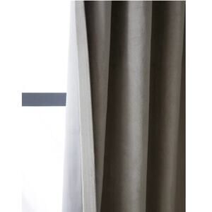 Quince Luxury Cotton Velvet Darkening Curtain 48X96 Silver New #37